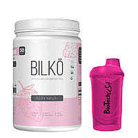 Натуральный белковый коктейль Bilko (0,9 кг ) с минимальным количеством жиров и углеводов + без сахара