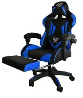 Геймерское кресло Dunmoon (8978) Кресло профессиональное черный и синий (Игровое кресло)