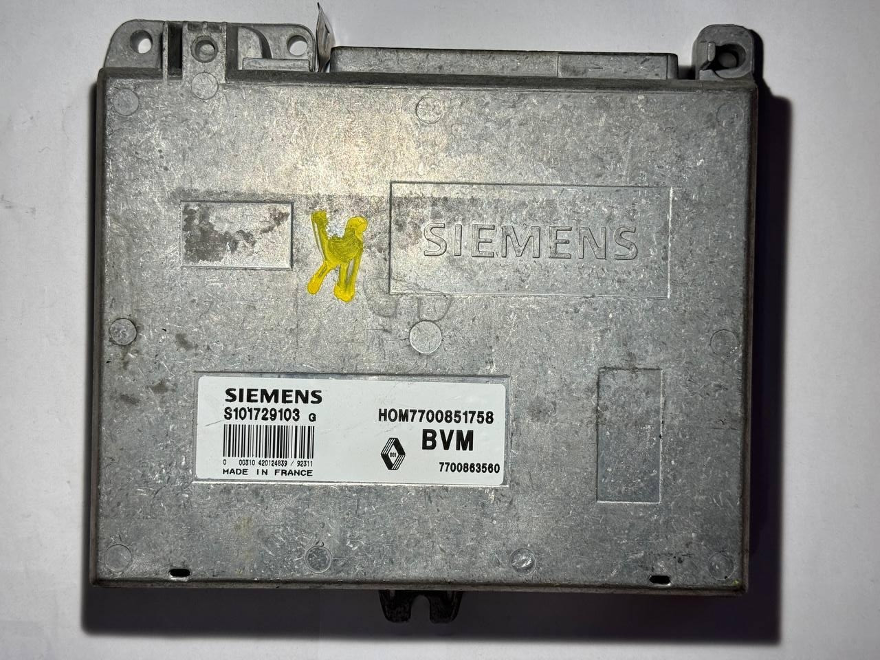 Електронний блок керування Siemens S101729103G / HOM 7700851758 / 770086350