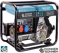 Дизельный генератор 7.5кВт Konner&Sohnen KS 9102HDE-1/3 ATSR 230/400В (EURO II)