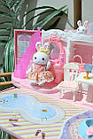 Лялькові меблі Будиночок із зайчиками, фото 7