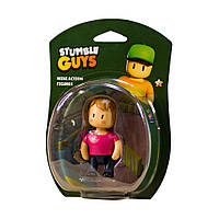 Игровая коллекционная фигурка Мисс Стамбл Stumble Guys SG3000-2 с артикуляцией 7,5 см, World-of-Toys