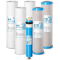 Комплект сменных фильтров на 1,5 года для очистителя воды Doctor-101 Osmo e11p10