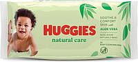 Huggies Влажные салфетки Natural Care (56шт) зеленые