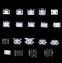 Набір Micro USB роз'ємів у коробці, 24 види по 10 штук (240 штук), фото 3