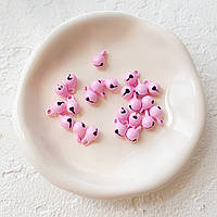 Бубончики металеві 5 мм Рожеві 5 шт