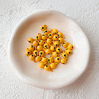 Бубончики металеві 5 мм Жовті 5 шт