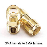 SMA переходник с SMA female на SMA female без штырьков с 2-х сторон e11p10