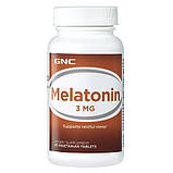 Мелатонін GNC MELATONIN 3 мг 120 таблеток, фото 2