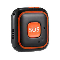GPS трекер для ребенка портативный с кнопкой SOS Badoo Security V28, черный e11p10