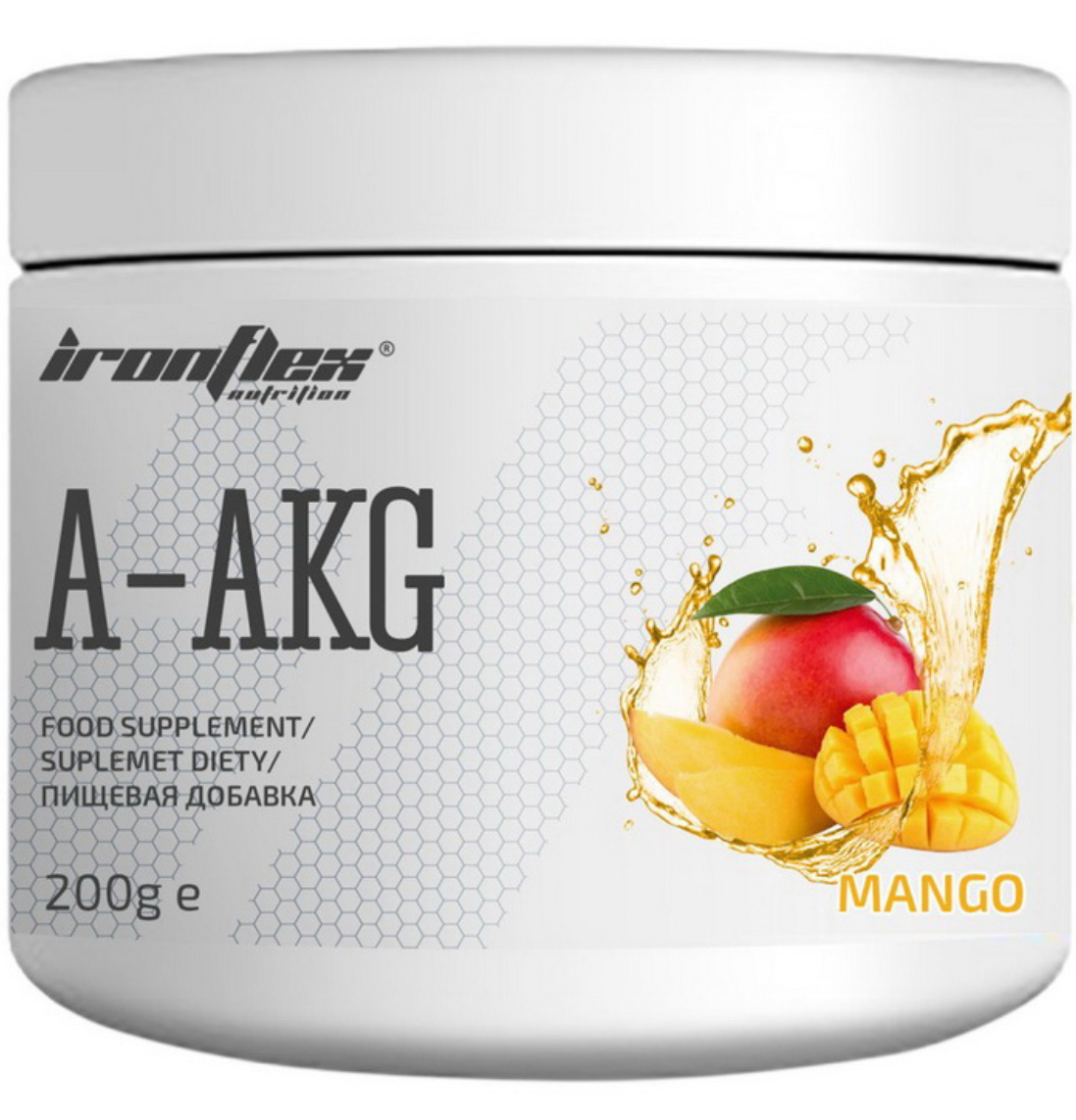 Амінокислота аргінін IronFlex A-AKG 200 г