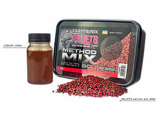 Пеллетс Multi BOX Метод Мікс + Ліквід Carptronik (Жовчі Спеції)