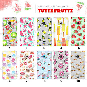 Прозорий чохол з малюнком для Microsoft Lumia 535 Dual Sim (80 дизайнів)