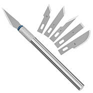 Професійний макетний ніж для творчості - 6 лез різної форми, фото 4