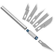 Професійний макетний ніж для творчості - 6 лез різної форми, фото 5