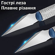 Професійний макетний ніж для творчості - 6 лез різної форми, фото 8