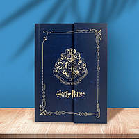 Блокнот New Harry Potter "Гарри Поттер. Герб Хогвардса" в винтажном стиле c цветными иллюстрациями