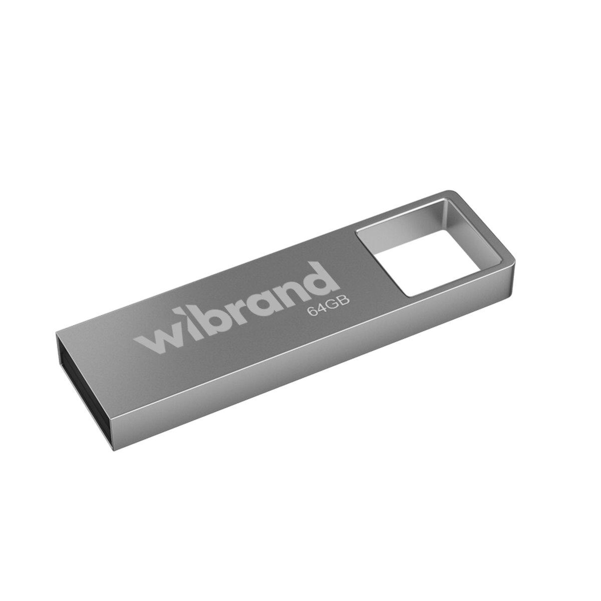 USB флешка Wibrand Shark 64GB Silver (WI2.0/SH64U4S)