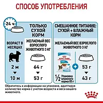 Сухий корм для цуценят Royal Canin Xsmall Puppy для дрібних порід 3 кг, фото 4