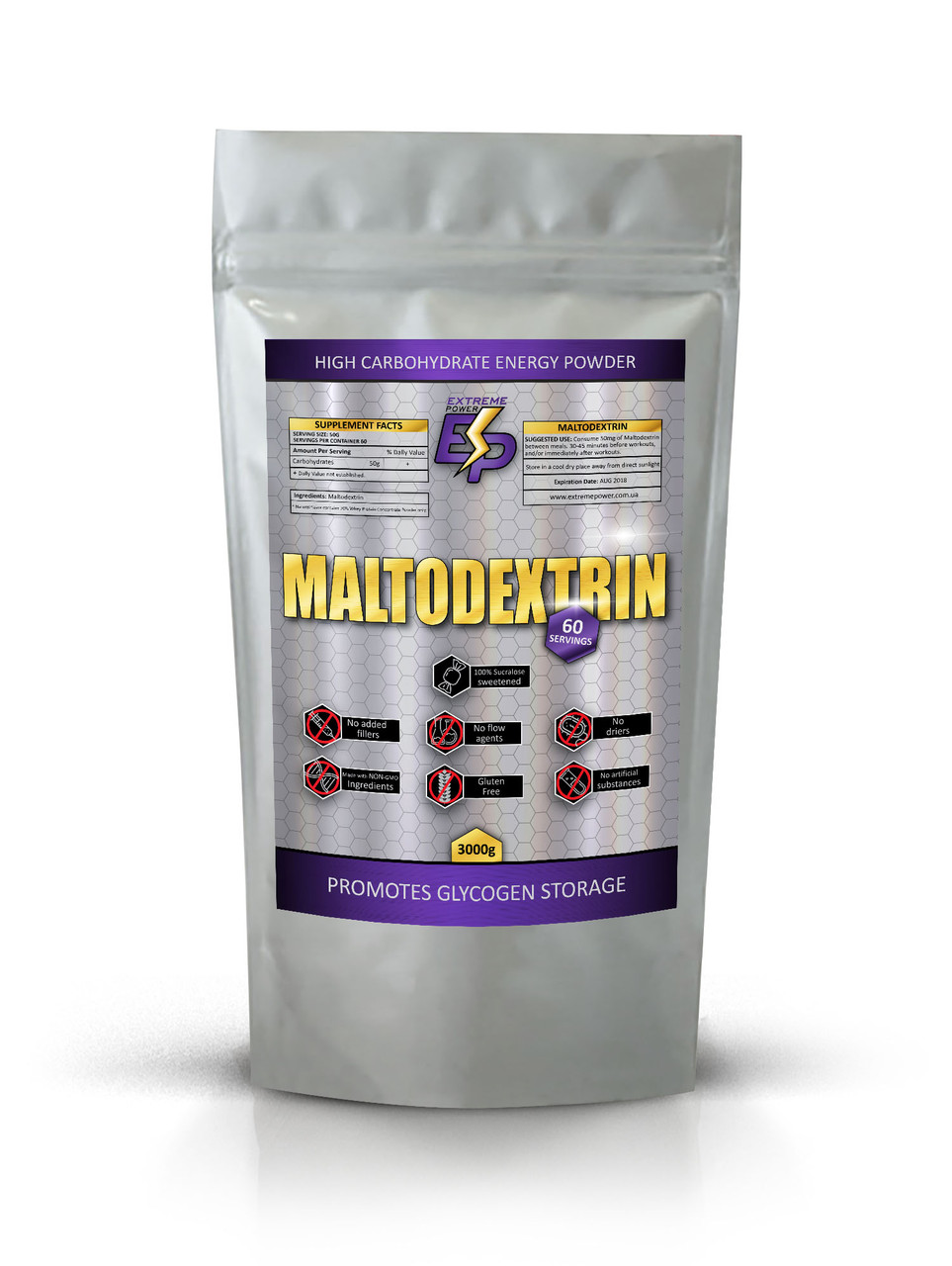 Мальтодекстрин Maltedextrin 1 кг Extreme Power