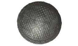 Люк дачний до 700 кг, Чорний із замком (740мм)