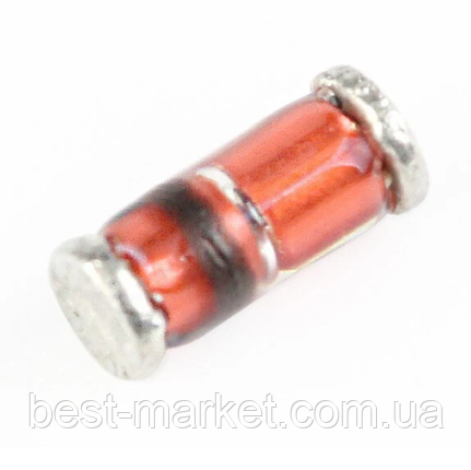 SMD стабилитрон BZV55-C5V1 0.5W, фото 1