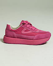 Кросівки жіночі Lifexpert 95823 36 фуксія замша текстиль, фото 2