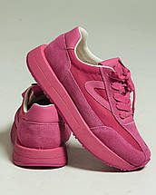 Кросівки жіночі Lifexpert 95823 36 фуксія замша текстиль, фото 3