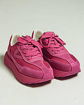 Кросівки жіночі Lifexpert 95823 36 фуксія замша текстиль, фото 5