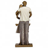 Декоративна статуетка "Закохані готують", 25 см з полістоуна, фото 5