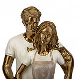 Декоративна статуетка "Закохані готують", 25 см з полістоуна, фото 2