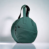 Сумка для спортивной формы женская Sport Circle Зеленая 14л (кордура) Легкая спортивная сумка для тренировок