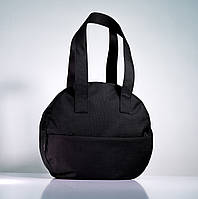 Сумка для спортивной формы женская Sport Circle Черная 14л (кордура) Легкая спортивная сумка для тренировок