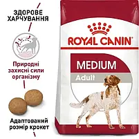 Сухий корм для дорослих собак середніх порід Royal Canin Medium Adult 15 кг, фото 4