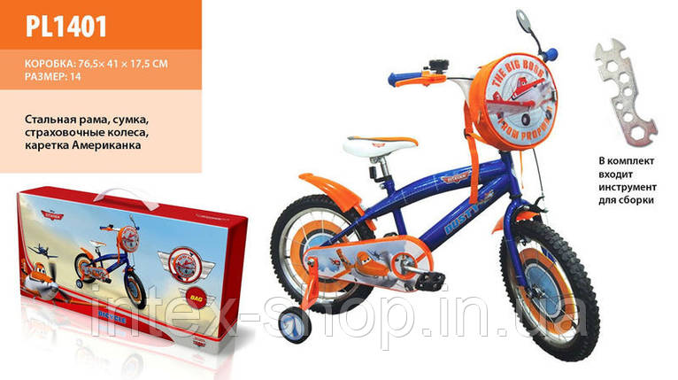 Дитячий велосипед PL1401 Disney Planes 14" , фото 2