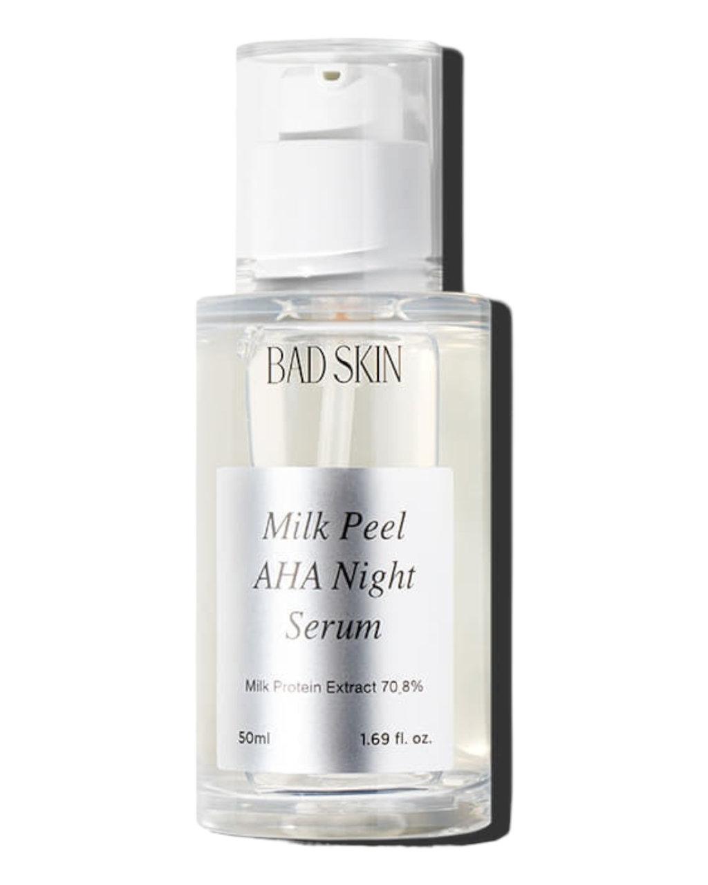 Нічна сироватка з молочними протеїнами BAD SKIN Milk Peel AHA Night Serum 50 мл