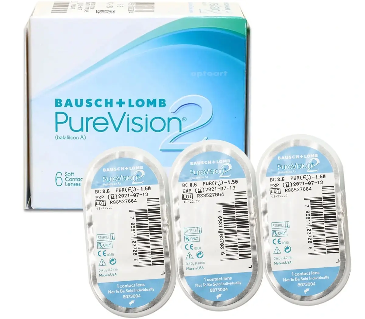 

PURE VISION 2 HD / PUREVISION 2HD 6 шт. Контактные линзы