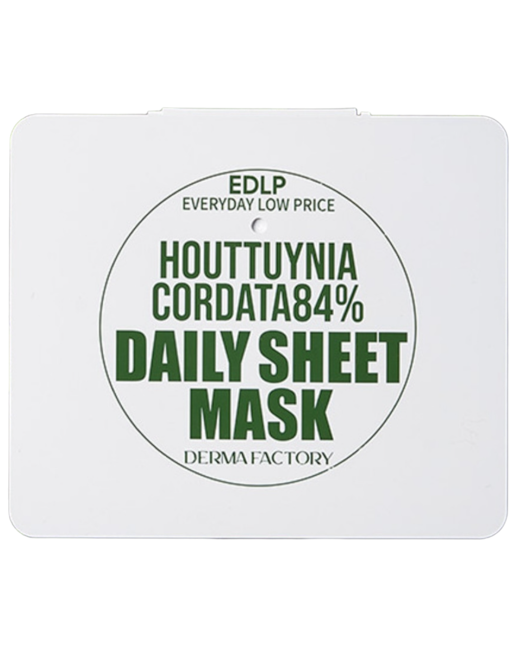 Набір зволожуючих тканинних масок Derma Factory Houttuynia Cordata 84% Daily Sheet Mask 30 шт., фото 1