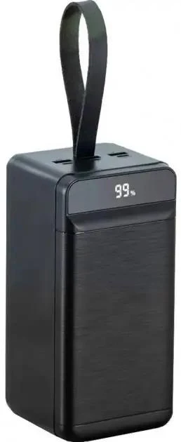 Зовнішній акумулятор УМБ Power Bank XO PR160 80000mAh PD20W+QC22.5W, Type-C/3USB-А/Micro-USB/Lightning,  LED ліхтар | Чорний