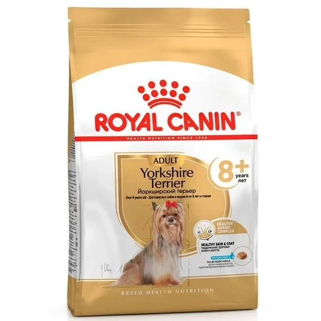 Сухий корм Royal Canin Yorkshire Terrier Ageing 8+ для собак породи йоркширський тер'єр 1.5 кг