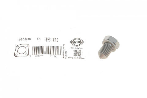 Болт слива масла VW Caddy III/T5/Crafter Elring 567640
