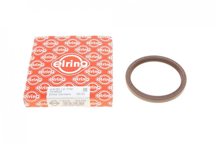 Сальник коленвала задний Fiat Doblo 1.2 00- (74x88x8) Elring 069600 (ID ...