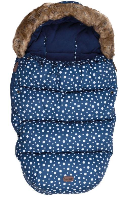 Зимовий конверт Футмуф у коляску універсальний FreeOn Polar Blue Синій, фото 1