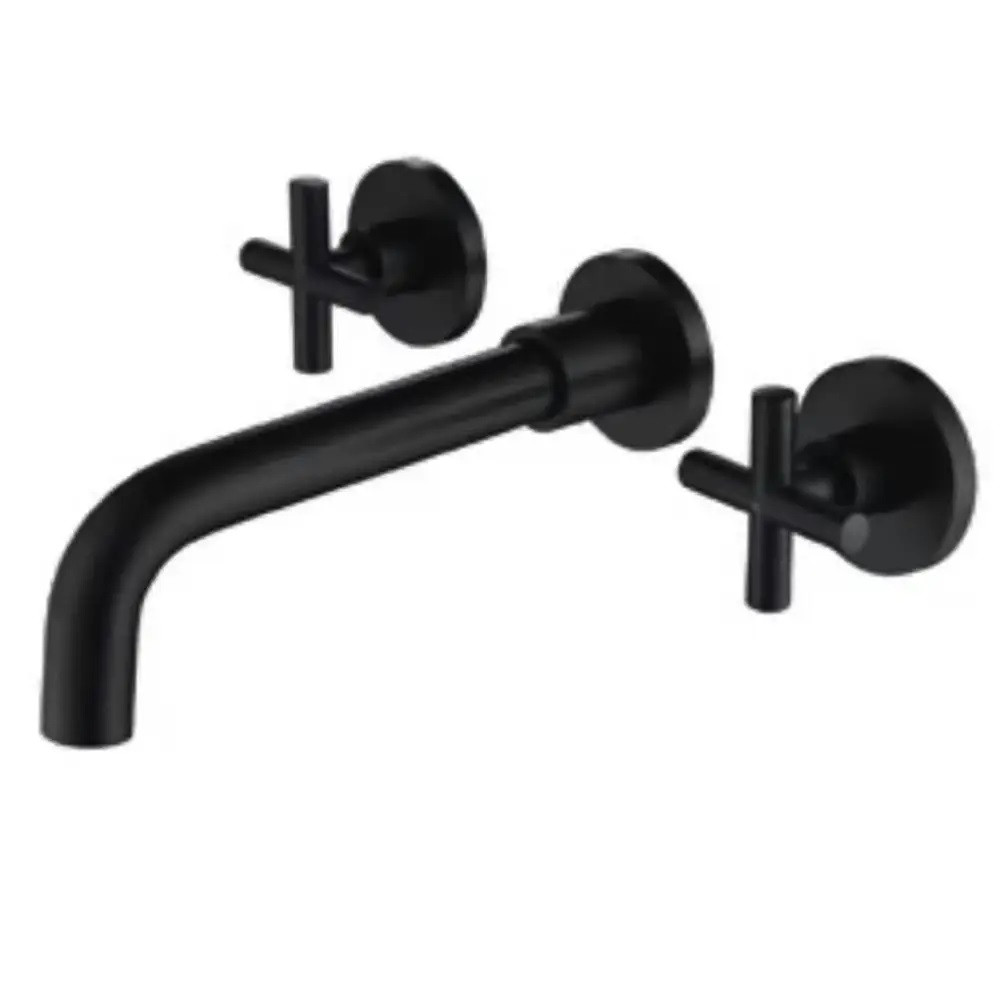 Змішувач для умивальника WEZER VAL10-10-BLACK, нержавіюча сталь, чорний, фото 1