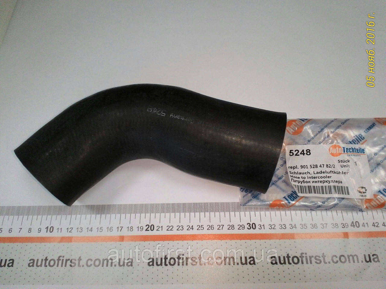 Autotechteile Патрубок інтеркулера MB Sprinter CDI верхній короткий 5248, фото 1