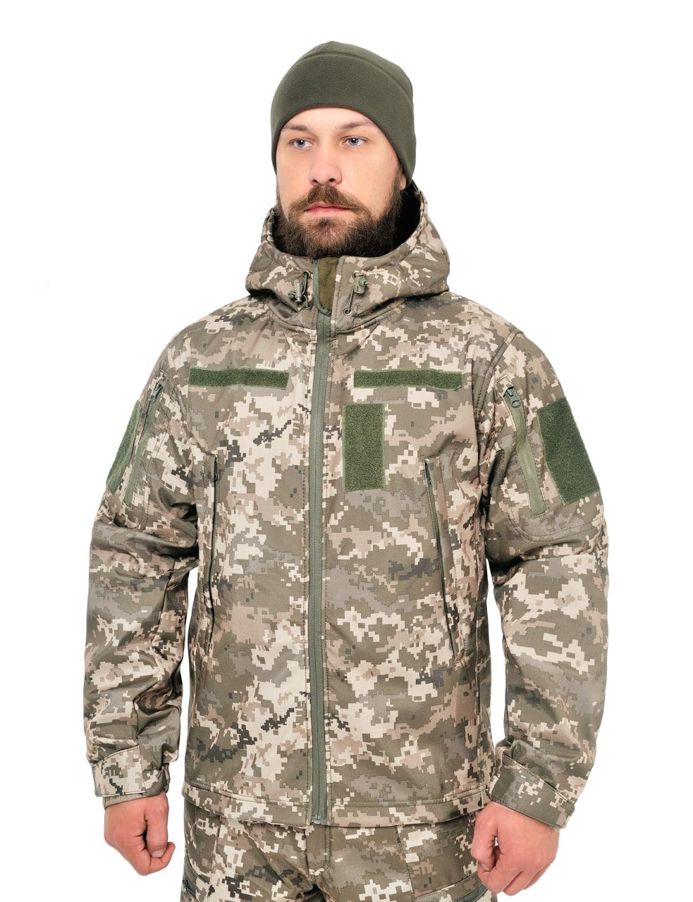 Тактична куртка Soft Shell VIKING MM14 СВІТЛИЙ ММ14 WinTac