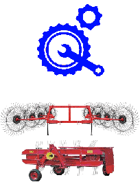 Запчастини на граблі ворушилки