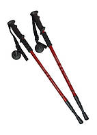 Палиці для трекінгу Antishock пара Red (002) (70508A-2-E)