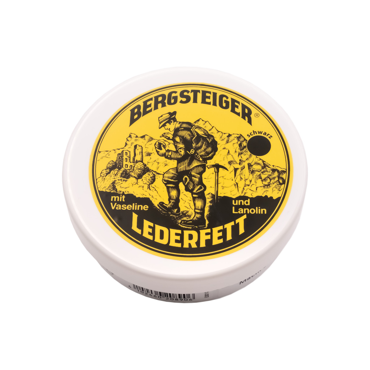 Водовідштовхуюче просочення для взуття HeySport Bergsteiger-Leather-Grease black 150 ml, фото 1