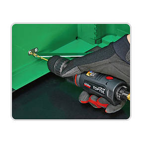 Пневмодриль реверсивний 3/8" (4000б/хв; самозатискний патрон) TOPTUL KAQC1240, фото 3